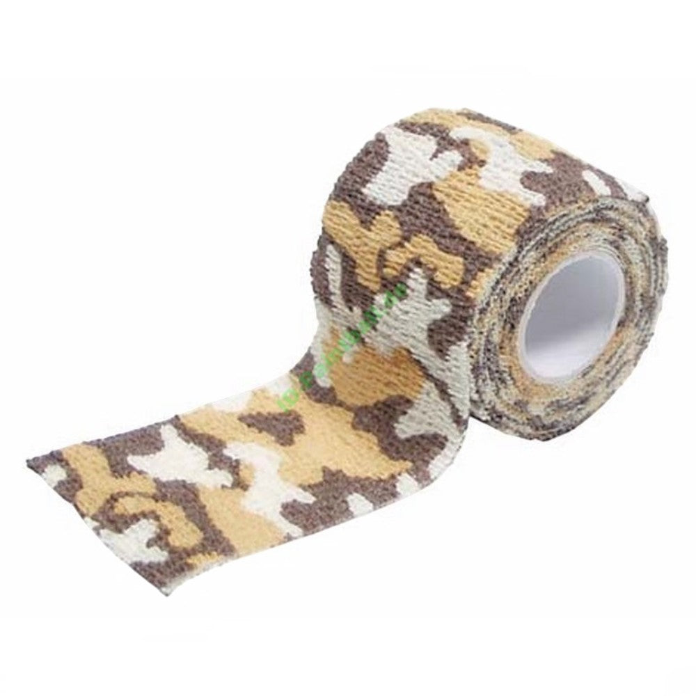 id-paintball selbsthaftendes Tarnband in Desert Camouflage für taktische Ausrüstung, 5 cm breit und 4,5 m lang