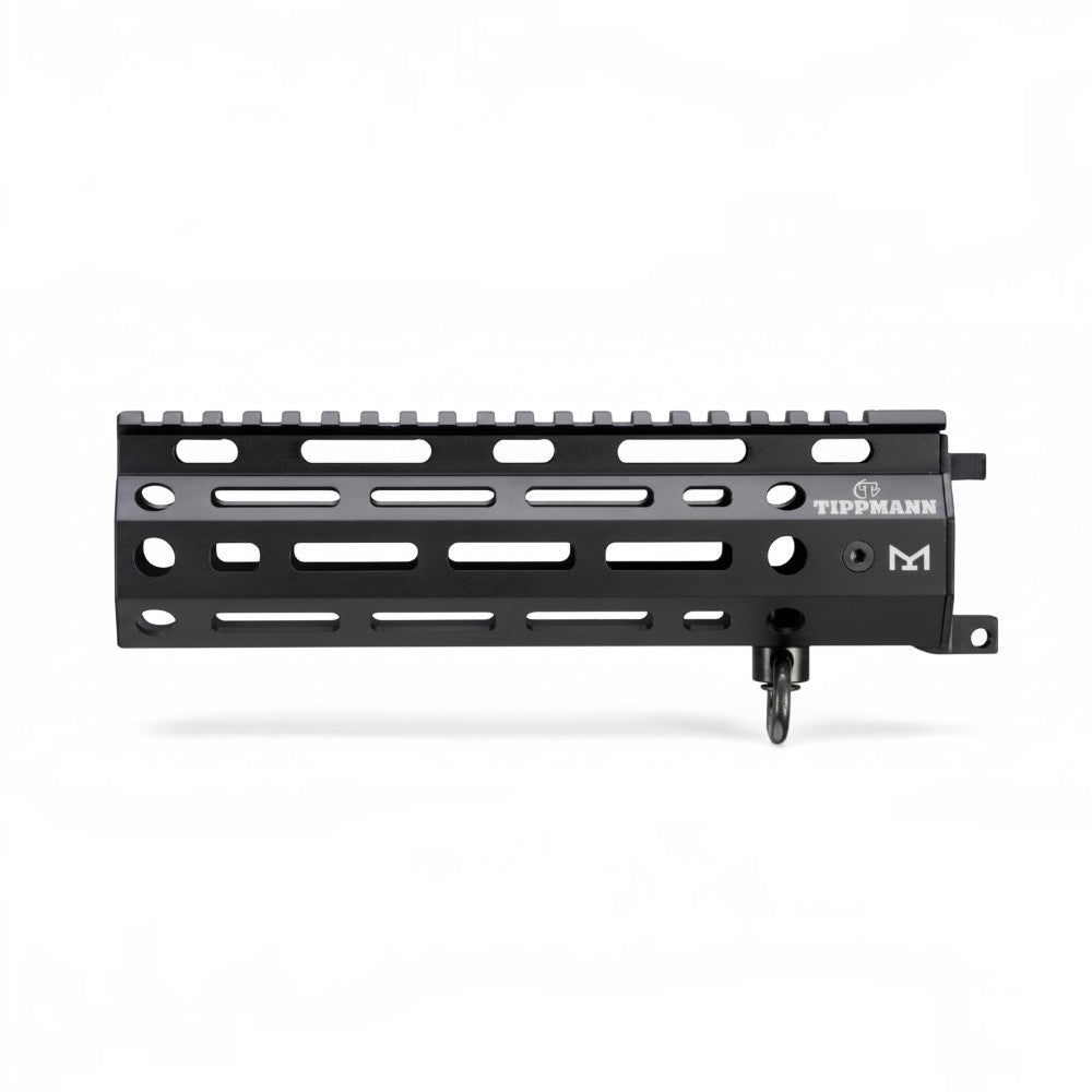 id-paintball Tippmann TMC 210mm M-Lok Shroud aus schwarzem Aluminium mit integriertem Sling Mount