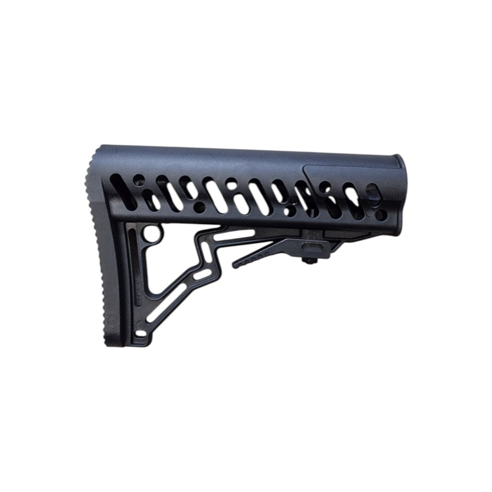 id-paintball Tippmann TMC Schulterstütze aus schwarzem, robustem Kunststoff für Paintball Markierer