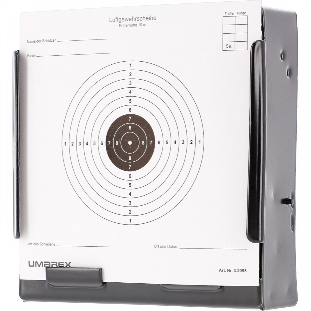 id-paintball Umarex Kugelfangkasten aus Stahlblech für 14x14 cm Zielscheiben zur Wandmontage oder freistehend