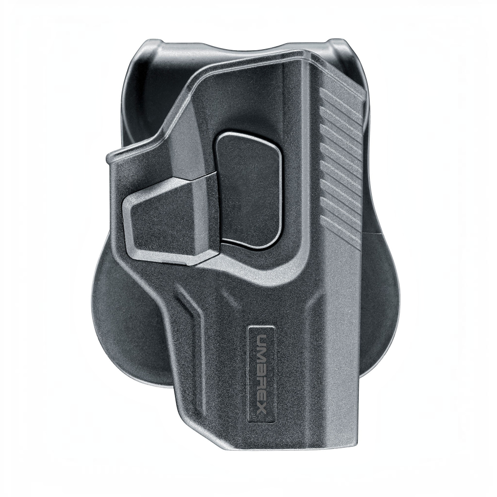 id-paintball Umarex Paddle Schnellzieh-Holster aus schwarzem Polymer für Walther PPQ und P99 mit Zeigefingersicherung