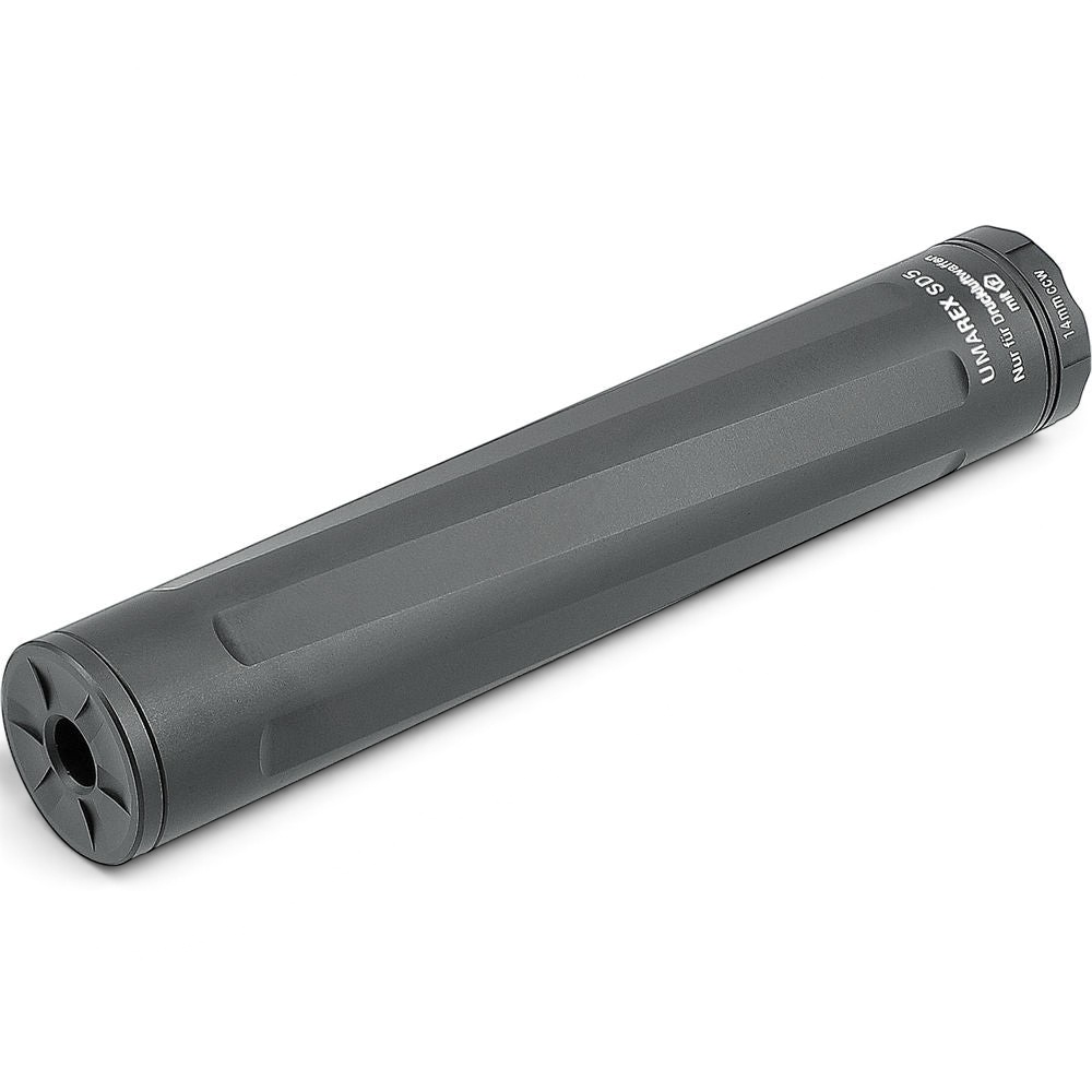 id-paintball Umarex SD5 Schalldämpfer aus mattschwarzem Aluminium für Luftdruckwaffen mit 137 mm Länge