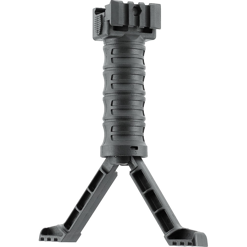 id-paintball Umarex UX TBP 1 Zweibein aus schwarzem Kunststoff als Frontgriff und ausklappbares BiPod für Weaver-Schiene