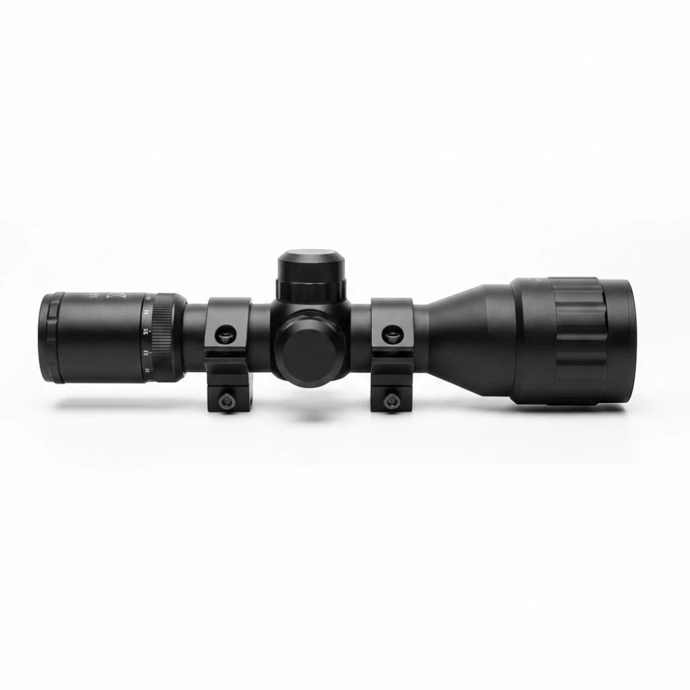 id-paintball Umarex UX RS 4x32 FI Zielfernrohr in Schwarz mit 4-facher Vergrößerung und beleuchtetem Duplex-Absehen