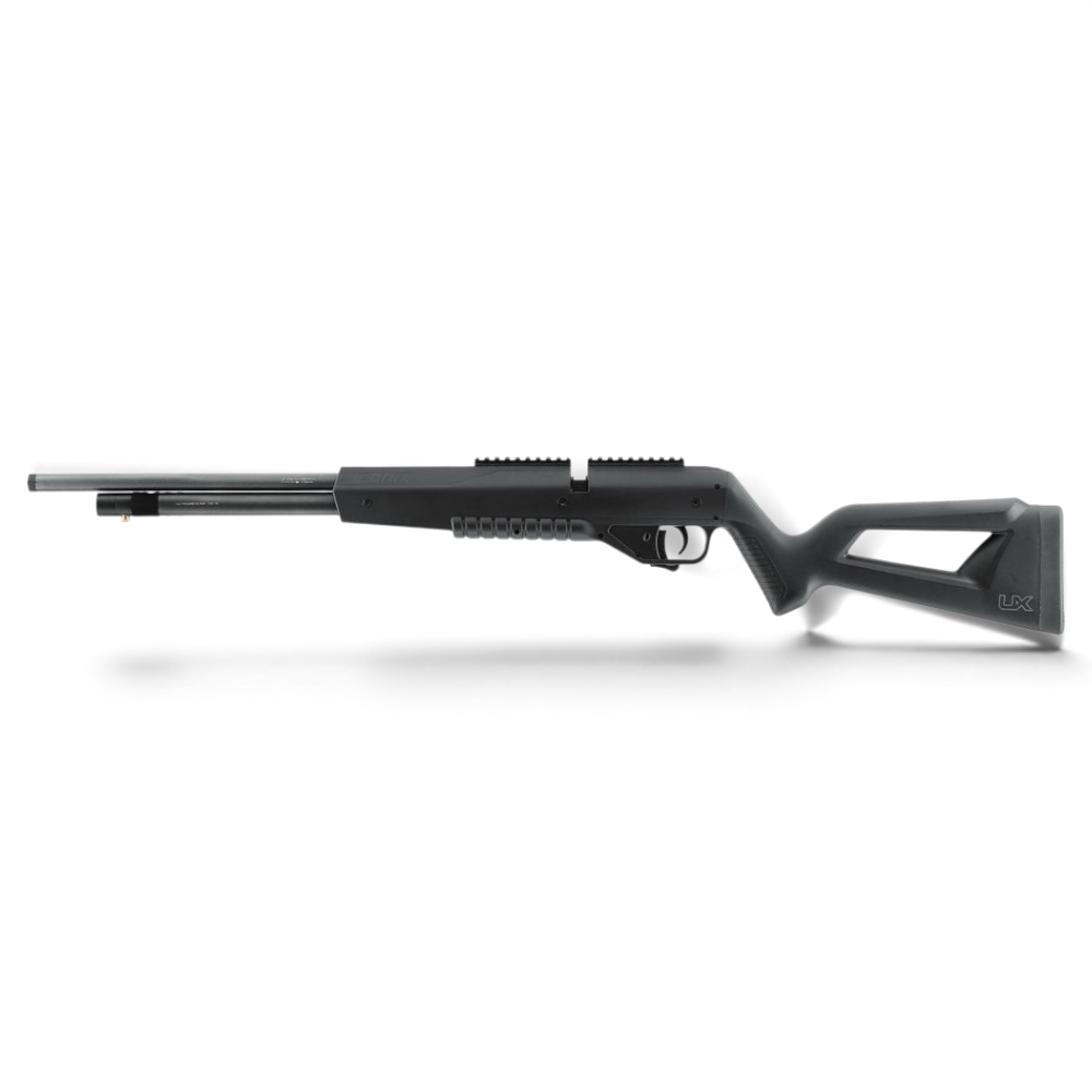 id-paintball UX Iconix PCP-Luftgewehr in Schwarz mit ergonomischem Polymerschaft und Picatinny-Schiene