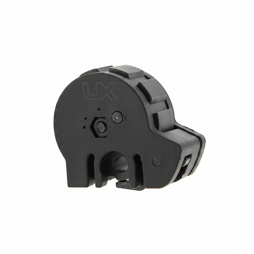 id-paintball UX Synergis Ersatzmagazin für 4,5 mm Diabolos aus schwarzem Kunststoff für 10 Schuss