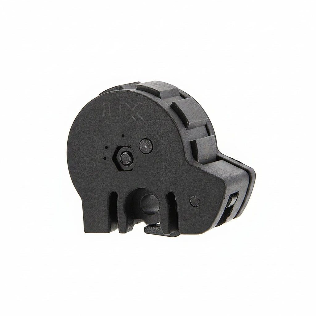 id-paintball UX Synergis Ersatzmagazin für 4,5 mm Diabolos aus schwarzem Kunststoff für 10 Schuss