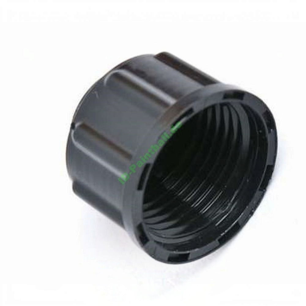 id-paintball schwarze Ventilschutzkappe aus Aluminium mit O-Ringaufnahme für Paintball HP-Regulatoren