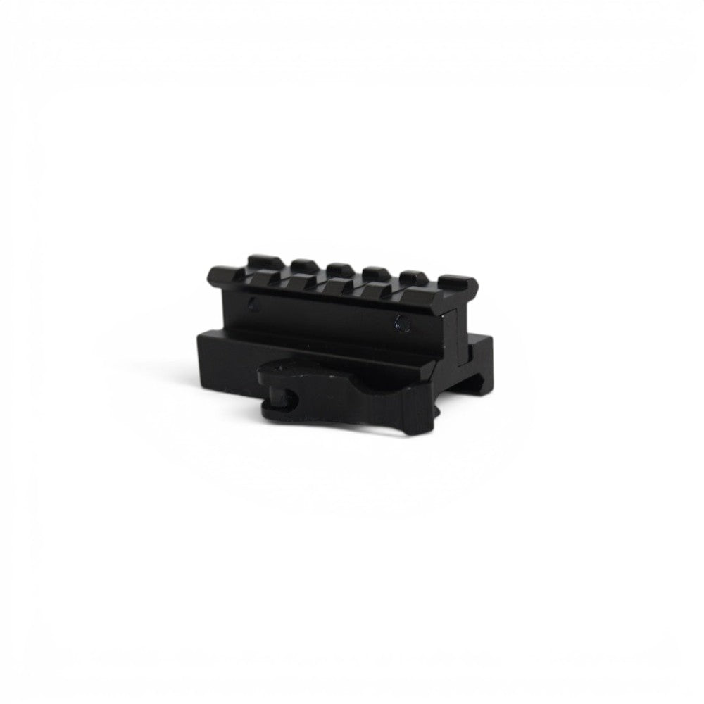 id-paintball verstellbarer 60mm Riser aus schwarzem Aluminium für 20mm Weaver- und Picatinny-Schienen