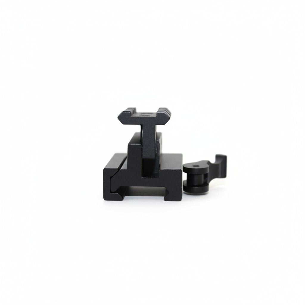 id-paintball verstellbarer 40mm Riser aus schwarzem Aluminium für Weaver- und Picatinny-Schienen