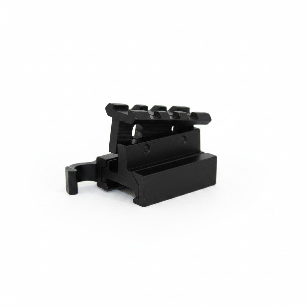 id-paintball verstellbarer 40mm Riser aus schwarzem Aluminium für 20mm Weaver- und Picatinny-Schienen