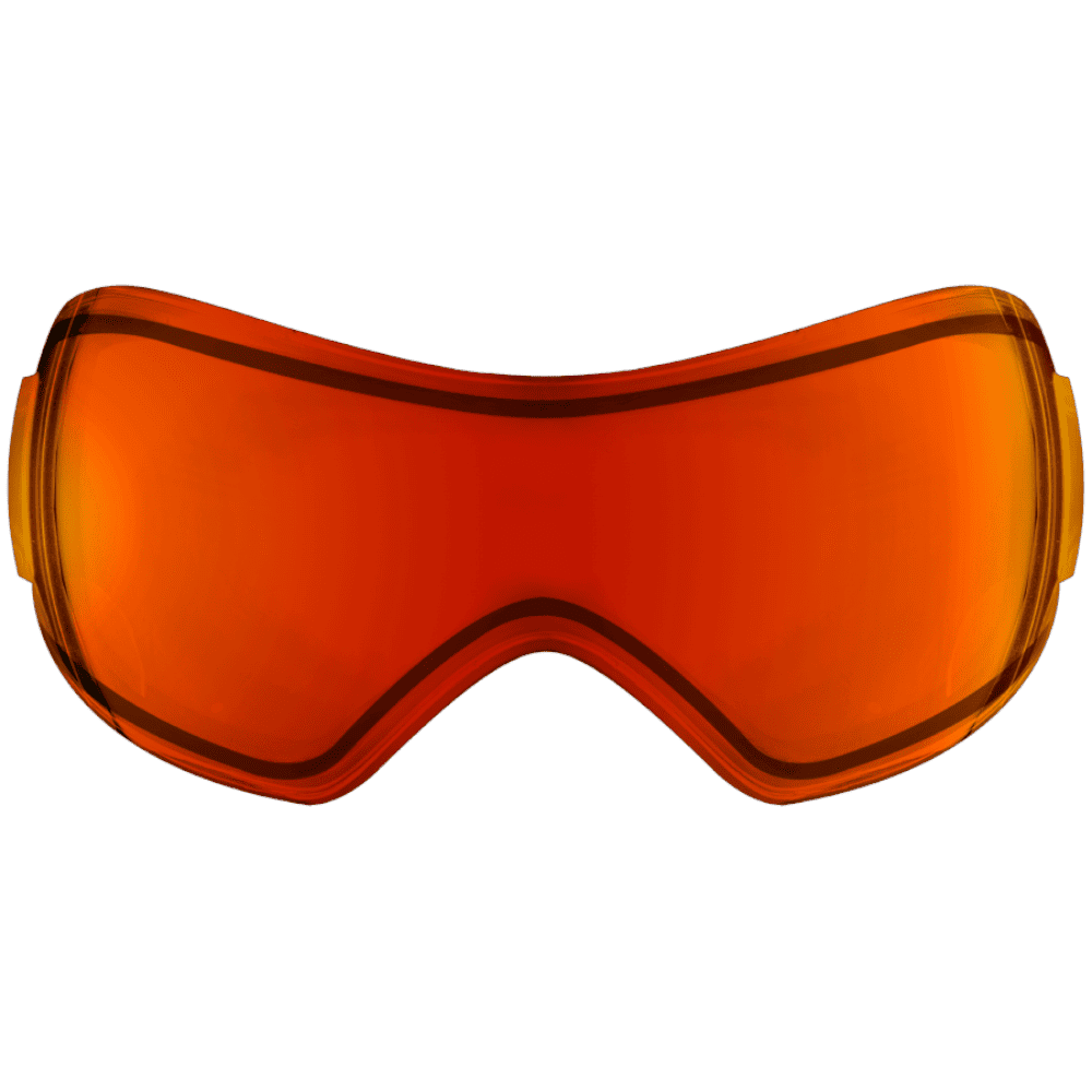 id-paintball VForce Grill HDR Thermalglas Ersatzglas in Orange für klare Sicht und UV-Schutz beim Paintball