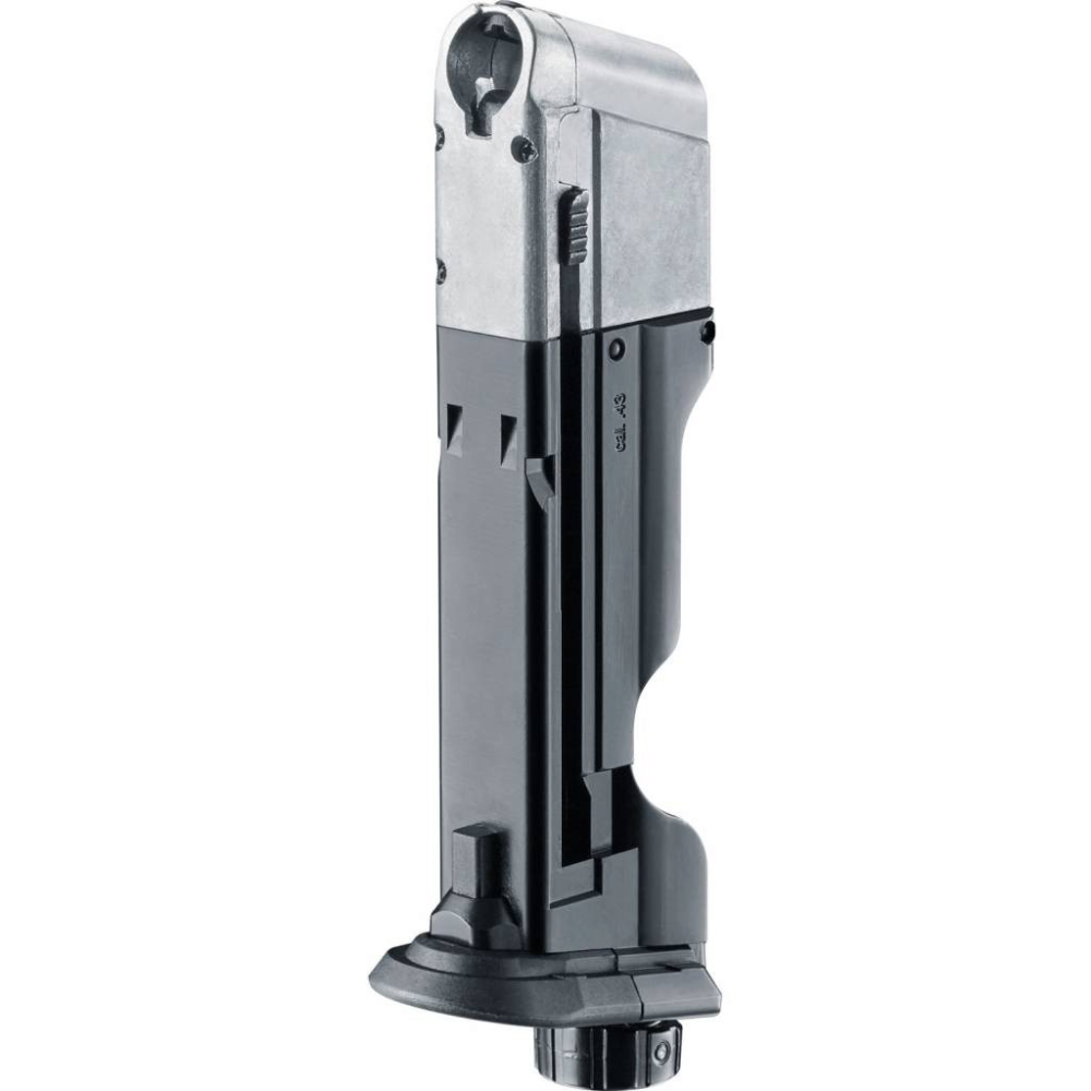 id-paintball Walther PPQ M2 T4E Emergency Magazin für Kaliber .43 mit CO2-Kapselaufnahme und 8-Schuss-Kapazität