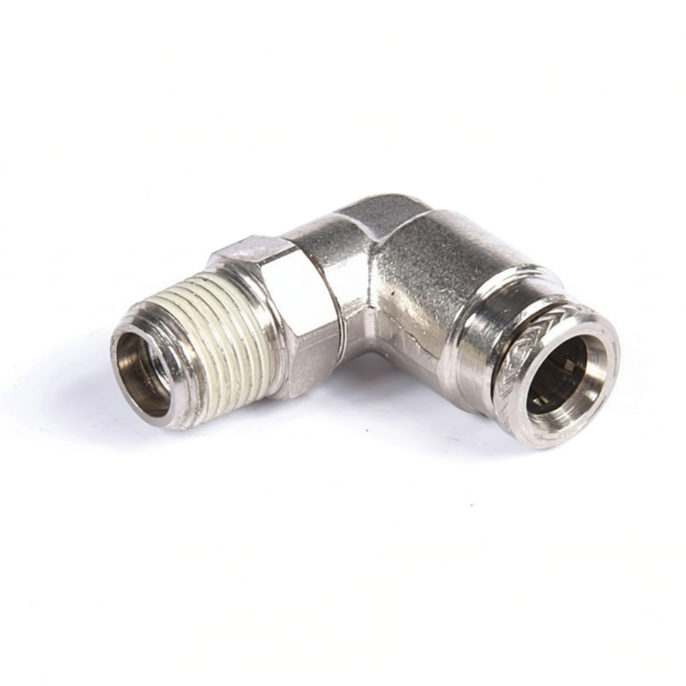 id-paintball 90 Grad Winkel Fitting aus Metall mit Schnellverschluss für 6,3 mm Schläuche