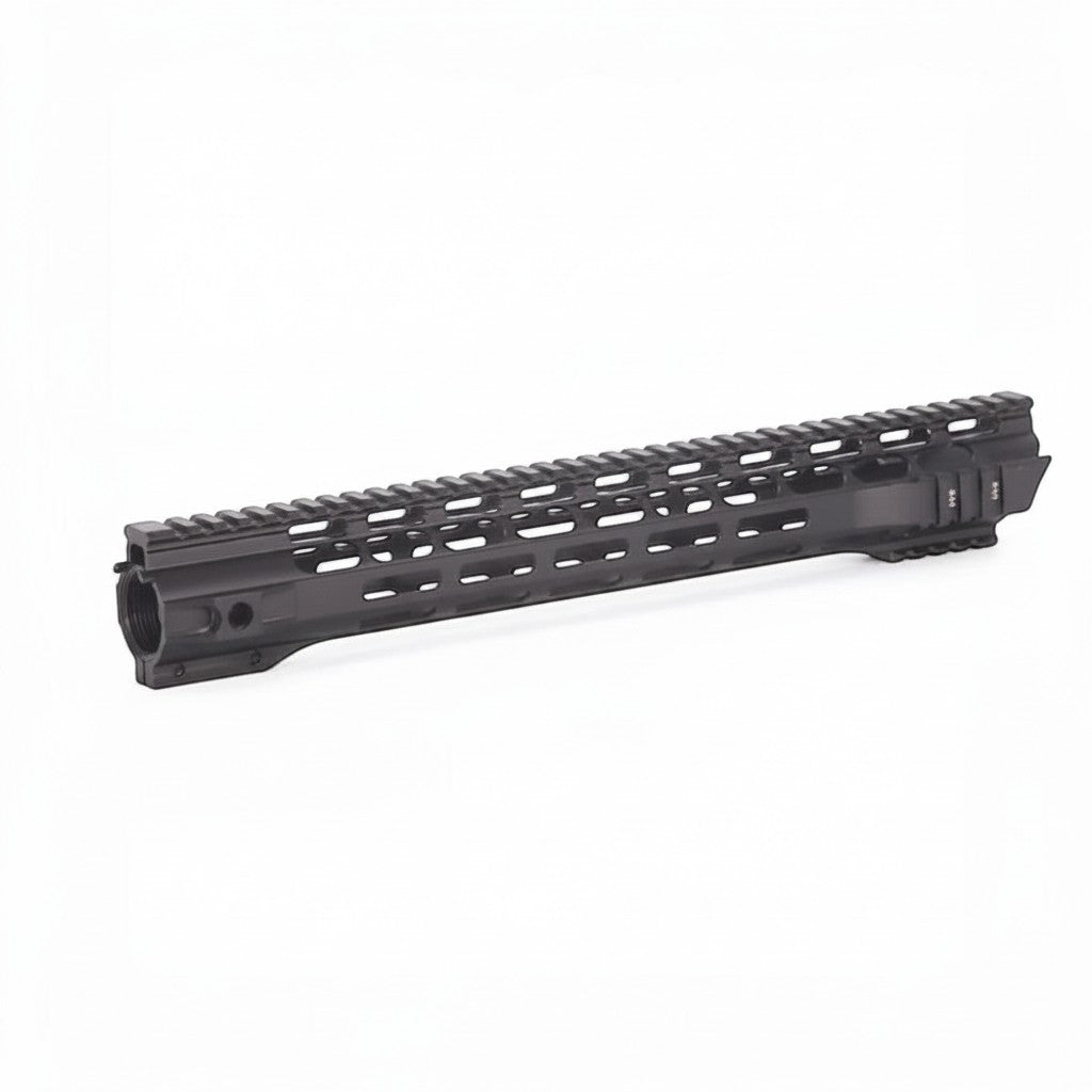 id-paintball OPS Gear XTREME 15 Zoll Handguard aus schwarzem Aluminium mit M-Lok System für Tiberius T15 Markierer