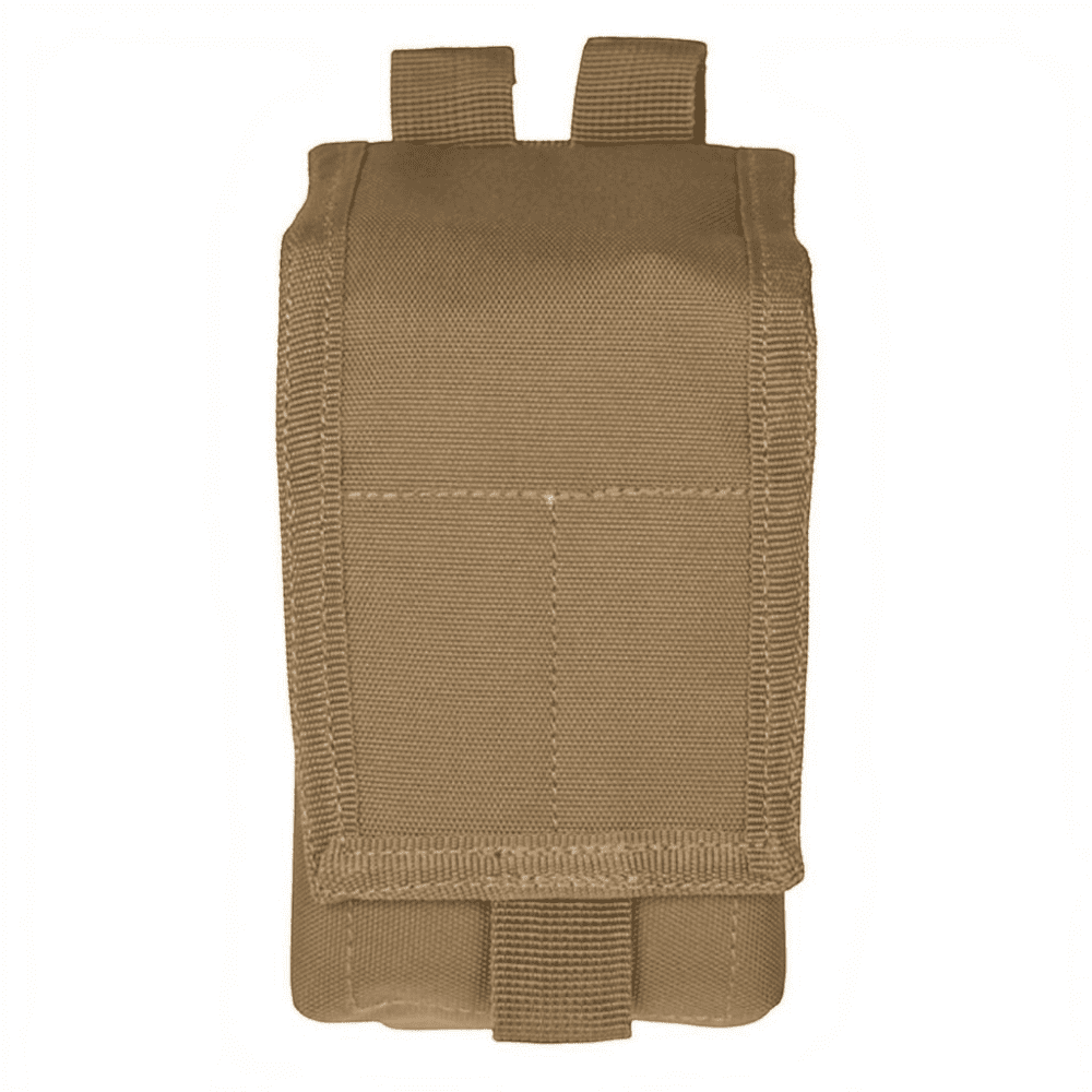 id-paintball XXL Magazintasche in Coyote Brown aus robustem Polyester mit Klettverschluss und MOLLE-System