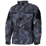 Snake Camo Black Jersey Einsatzjacke