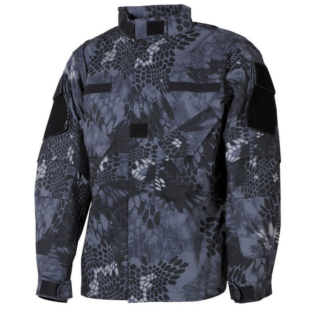 Snake Camo Black Jersey Einsatzjacke
