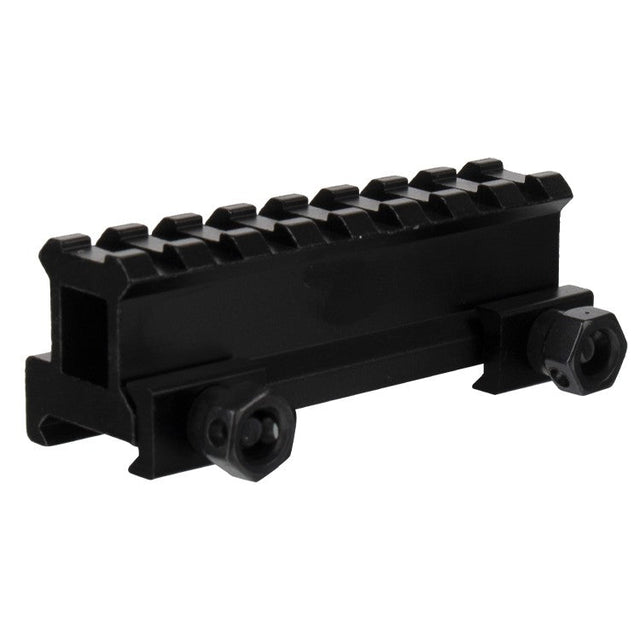 Riser Weaverschiene / Weaverrail Visier 20mm Erhöhung 80mm Lang