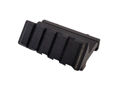 22mm Zusatz Picatinny Rail mit 45 Grad Winkel schwarz