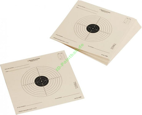 250 Zielscheiben 17 x 17 cm ISSF für Luftgewehr Softair etc