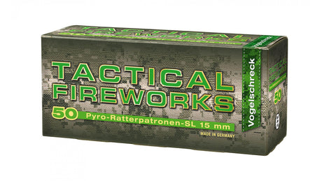 Umarex Pyro Ratterpatronen 50 Stück "Vogelschreck" Extra Laut