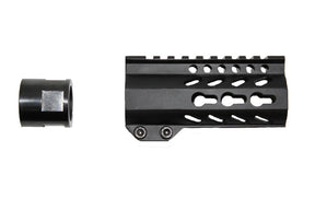 T15 Floating Handguard 4 Zoll M-Lok