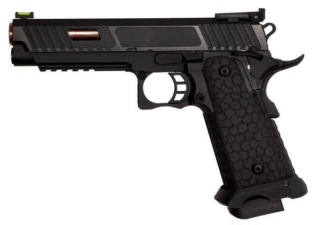 ASG STI Combat Master Airsoft Co2 Pistole Metallschlitten Blowback 6mm BBs Schwarz