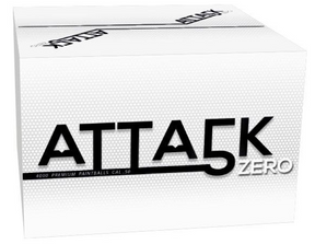 New Legion Attack Zero Paintballs 500 Stück cal.50