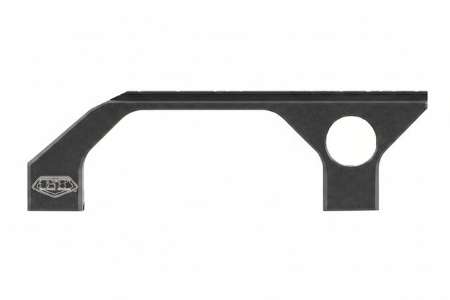 BT Fixed Sight Rail aus Aluminium für 11 mm Prismenschienen mit integriertem Tragegriff und Visieraufnahme