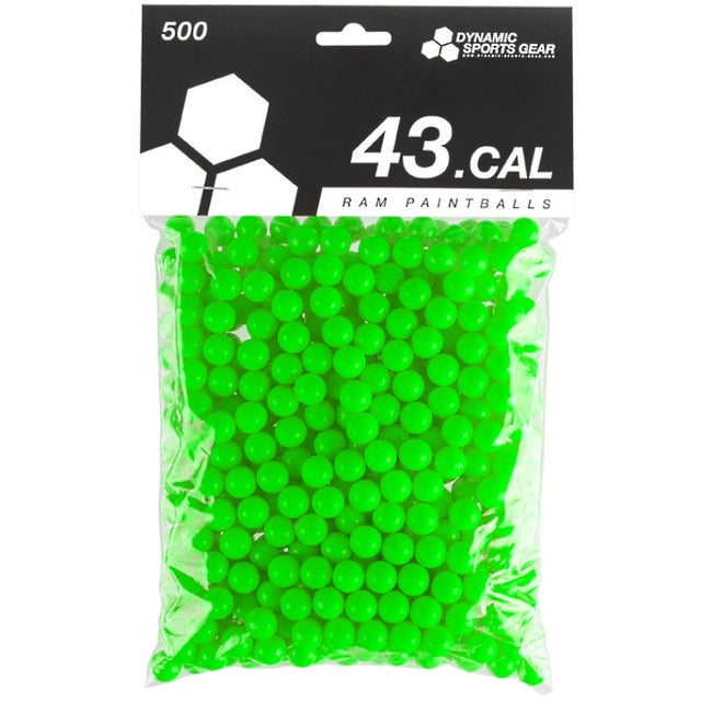DSG RAM Paintballs cal.43 500 Stück Grün
