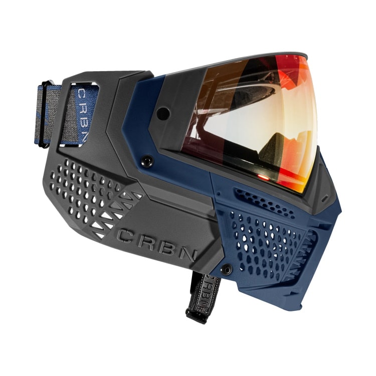 Carbon ZERO Less SLD Royal Blau Paintball Thermal Maske