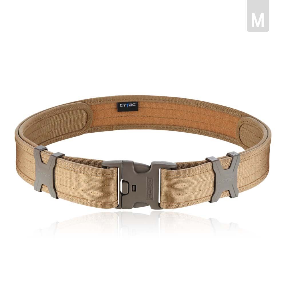 Cytac Duty Belt TAN Einsatzgürtel Gr. M 50mm x 965mm