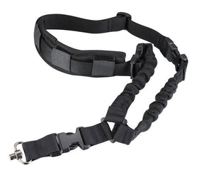 Cytac QD Bungee Single Point Sling mit QD Swivel Quick Release Schwarz