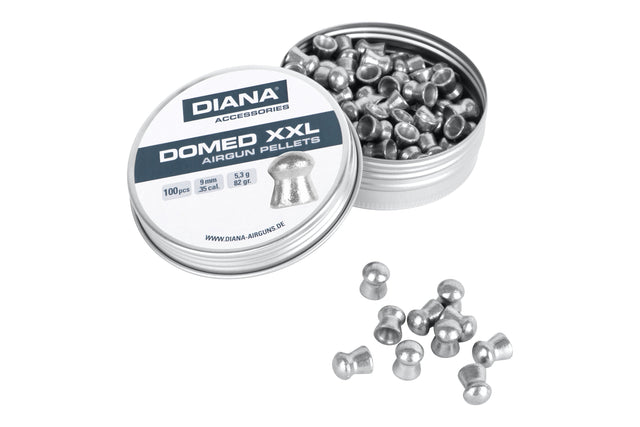 DIANA DOMED 9mm Rundkopf Diabolos glatt XXL 100 Stück