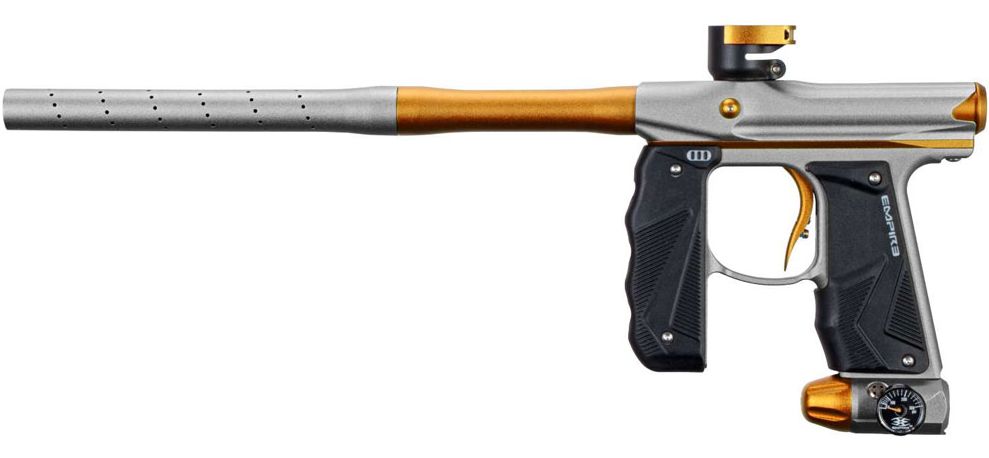 Paintball Markierer Empire Mini GS - dust silver / dust gold