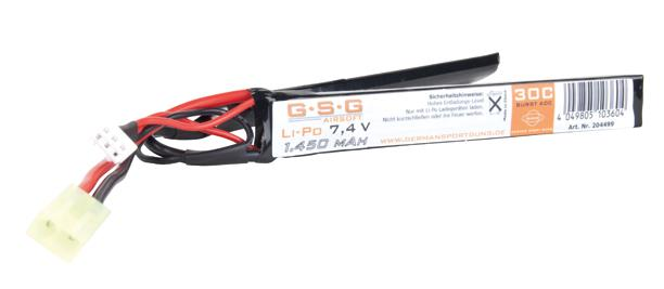 GSG Li-Po Akku 7,4V 1450mAh Split Type