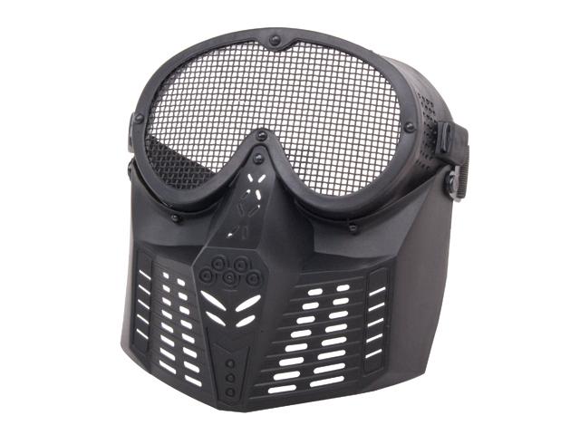 GSG Metall Gitter Maske schwarz