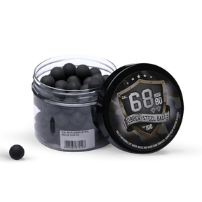 Rubberballs Cal. 68 Stahl / Gummigemisch 100 Stück