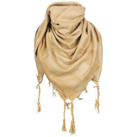 Shemag PLO Tuch mit Fransen Coyote Tan 110X110CM