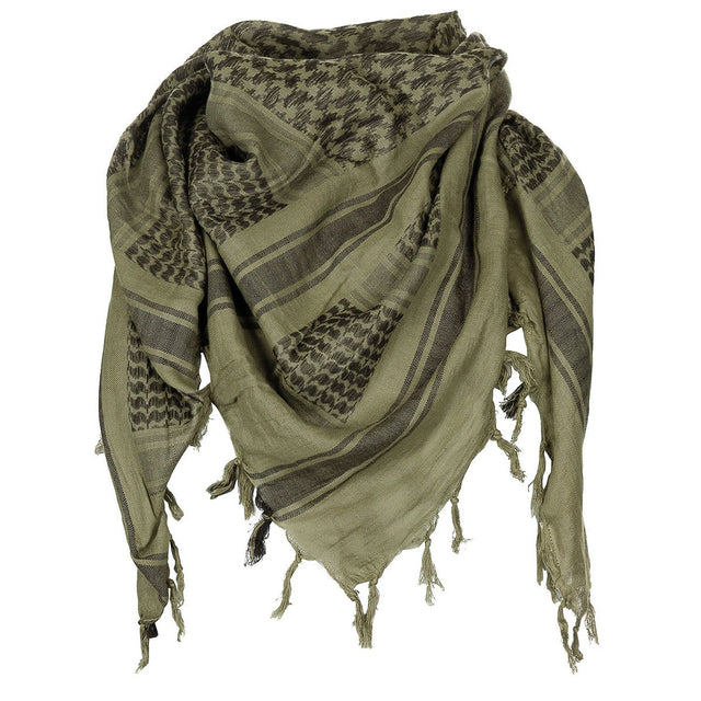 Halstuch Supersoft Shemagh PLO, oliv-schwarz
