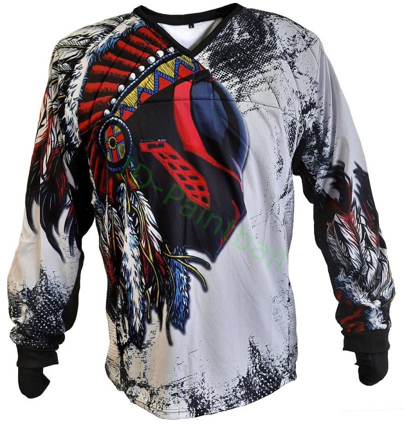 IDP Custom Jersey Indian Paintball Weiss