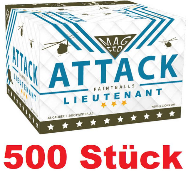 New Legion Attack Lieutenant Paintballs 500 Schuss