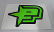 Planet Eclipse Sticker Aufkleber Grün 90x70