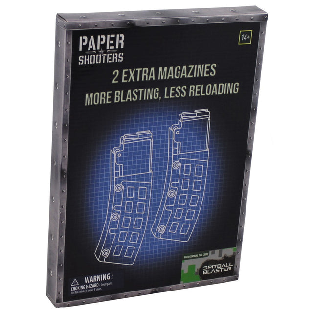 PAPER SHOOTERS, Bausatz, "Magazin-Green Spit", 2er Pack