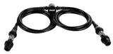 PowAir Double Hose Paintball HPA Remote System Schwarz