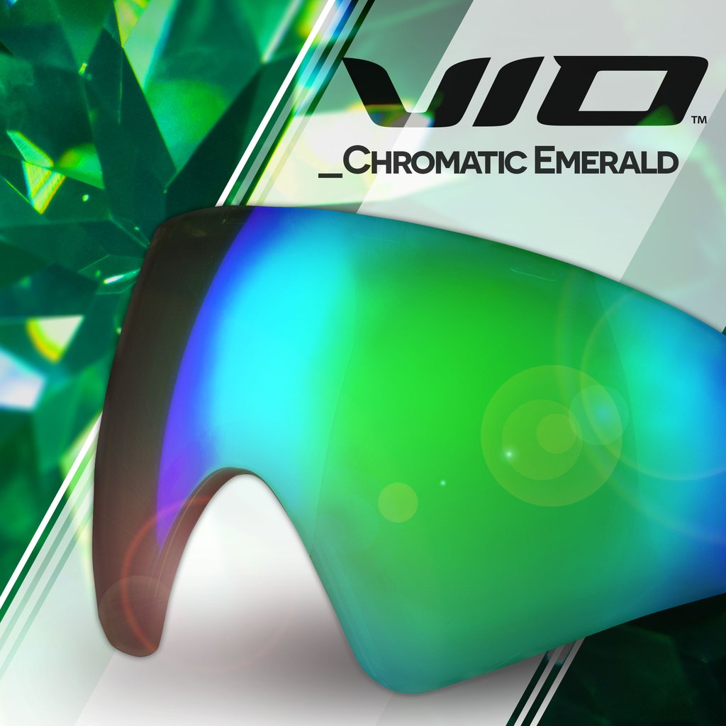 Paintball Maskenglas Virtue VIO / Bunker Kings CMD Thermal Chromatic Emerald