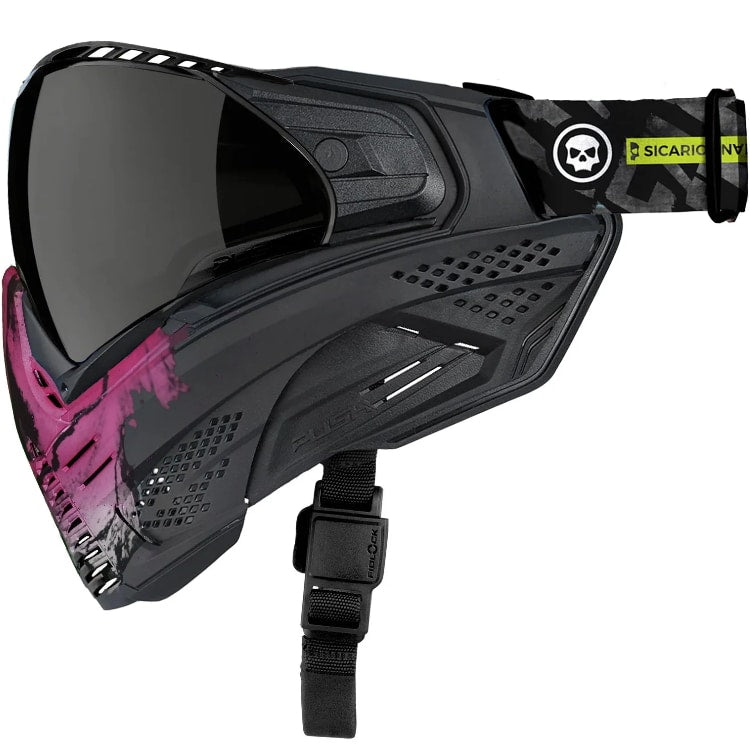 Push Unite CDG Skull Pink Paintball Thermal Maske