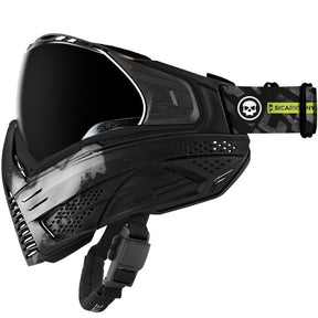 Push Unite Paintball Thermal Maske LA Infamous Dark Skull Black