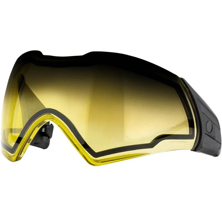 Push Unite Fade Smoke / Gelb Yellow Paintball Thermal Maskenglas